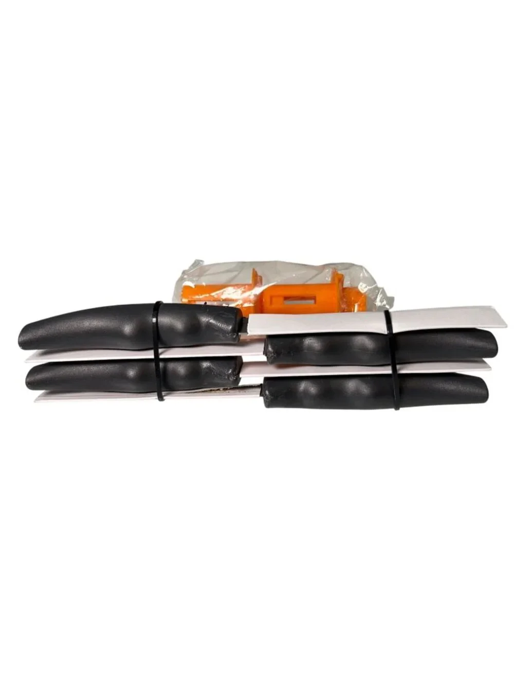 NEW Forever Sharp 12 Piece Knife Set Surgical Stainless Steel Ergonomic Handles